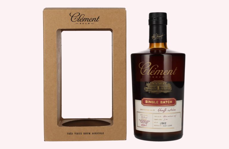 Clément Rhum Chauffe Extrême Single Batch 46,9% Vol. 0,5l en boîte cadeau