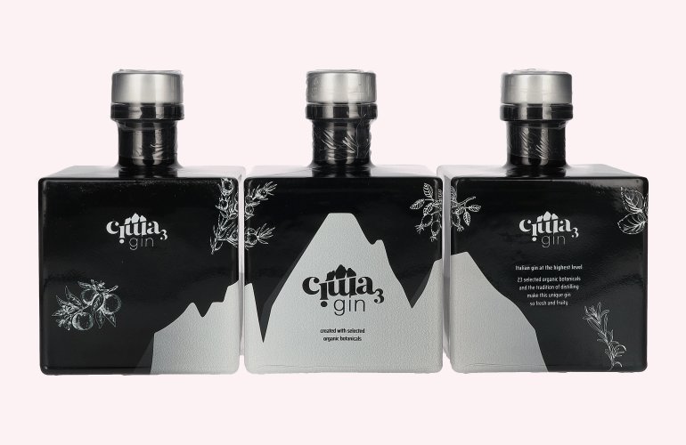 Cima3 Gin BIO 40% Vol. 0,5l in geschenkverpakking