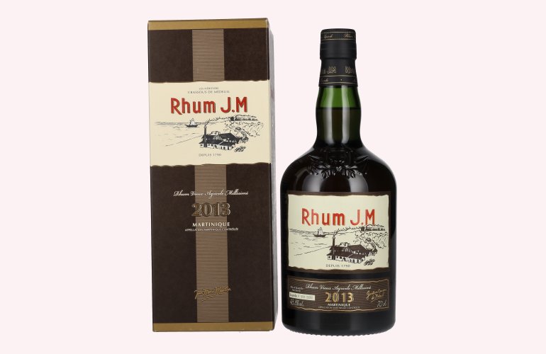 Rhum J.M Vieux Agricole Millésimé 2013 43,8% Vol. 0,7l en boîte cadeau