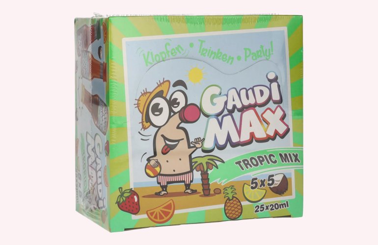 Gaudi-Max TROPIC MIX 16,6% Vol. 25x0,02l