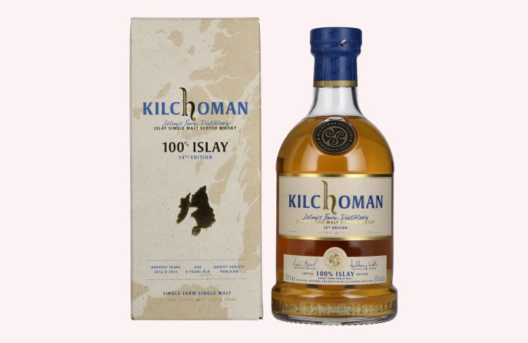 Kilchoman 100% Islay The 14th Edition Single Malt Scotch Whisky 2024 50% Vol. 0,7l en boîte cadeau