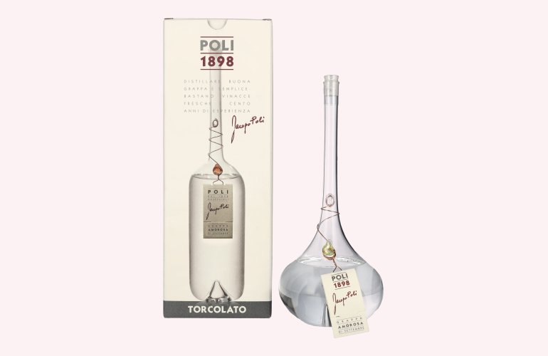 Poli Grappa Amorosa di Settembre Vespaiolo 40% Vol. 0,5l in Geschenkbox