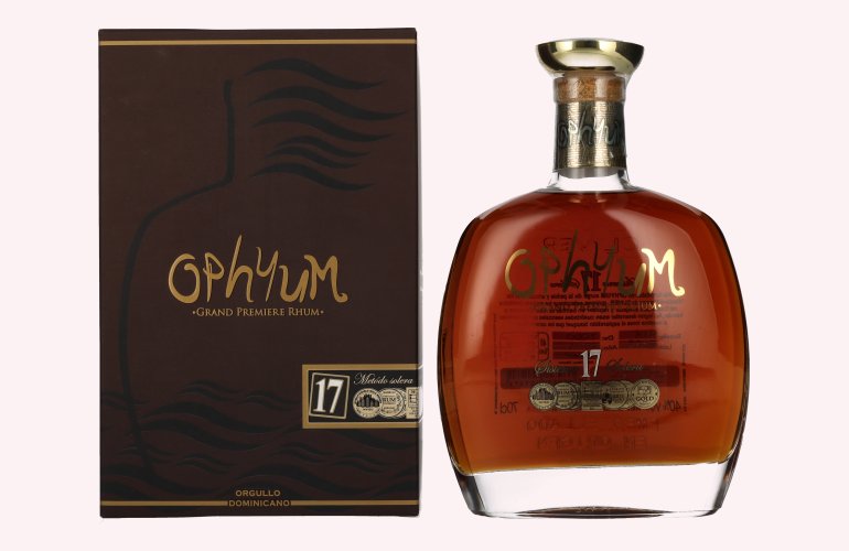 Ophyum 17 Metódo Solera Grand Premiere Rhum 40% Vol. 0,7l in geschenkverpakking