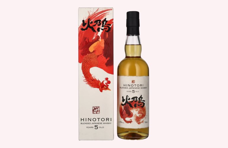 Hinotori 5 Years Old Blended Japanese Whisky 43% Vol. 0,7l in geschenkverpakking