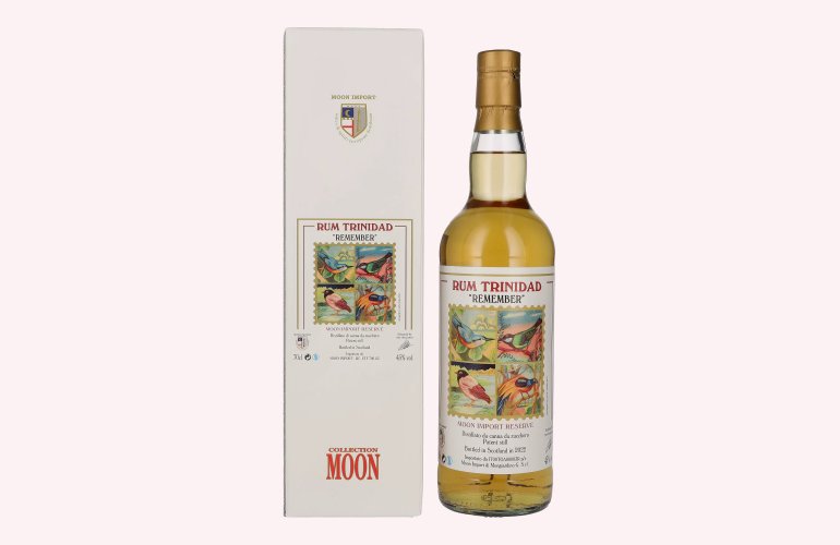 Moon Import Reserve REMEMBER Rum Trinidad Patent Still 2022 45% Vol. 0,7l en boîte cadeau