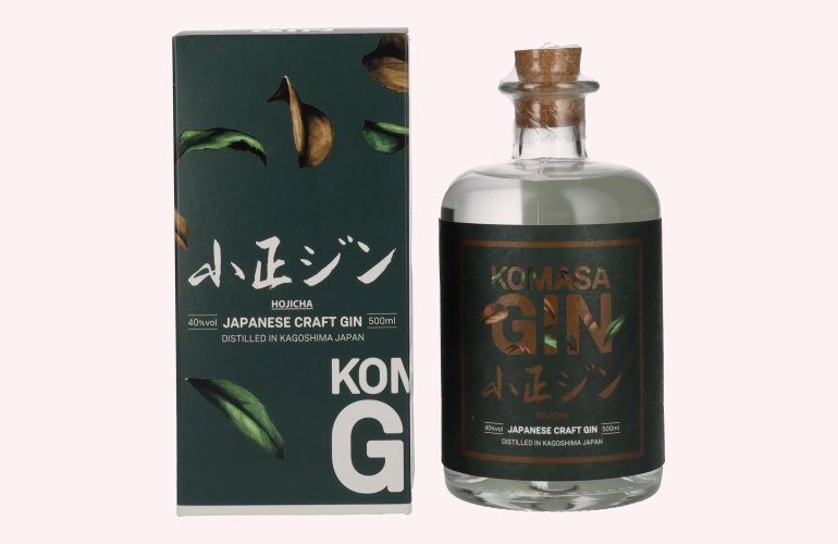 Komasa Gin HOJICHA 40% Vol. 0,5l en boîte cadeau