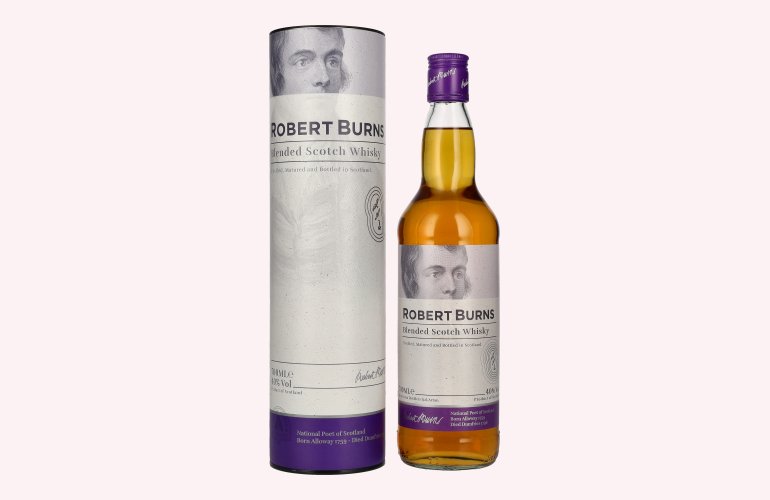 Arran ROBERT BURNS Blended Scotch Whisky 40% Vol. 0,7l in geschenkverpakking