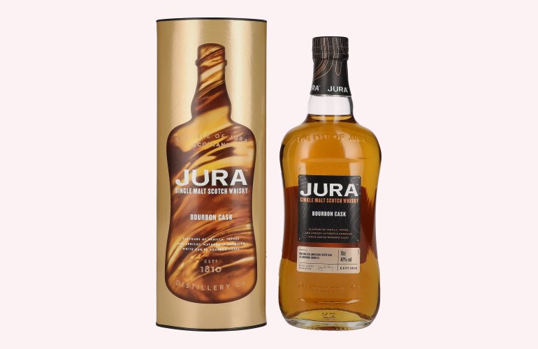 Jura BOURBON CASK Single Malt Scotch Whisky 40% Vol. 0,7l in geschenkverpakking