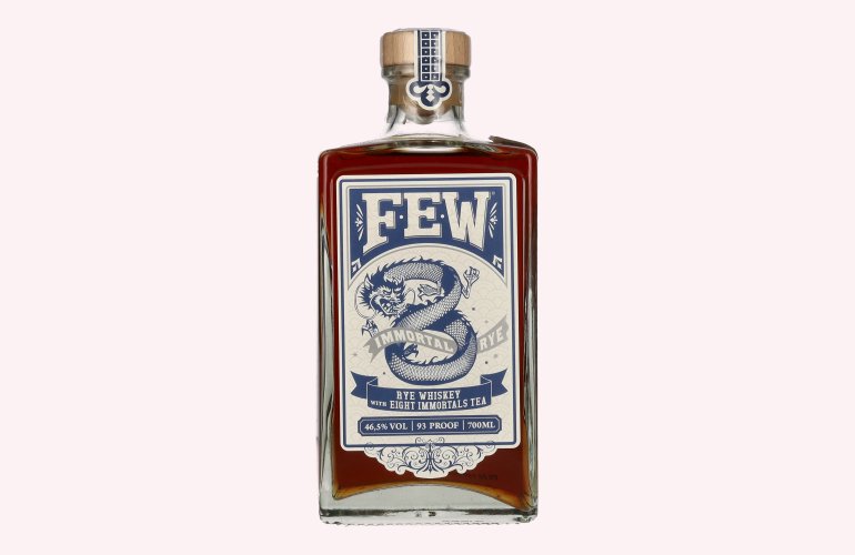 FEW Immortal Rye Whiskey with Eight Immortals Tea 46,5% Vol. 0,7l