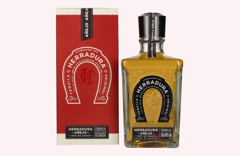 Herradura Tequila AÑEJO 100% de Agave 40% Vol. 0,7l in geschenkverpakking