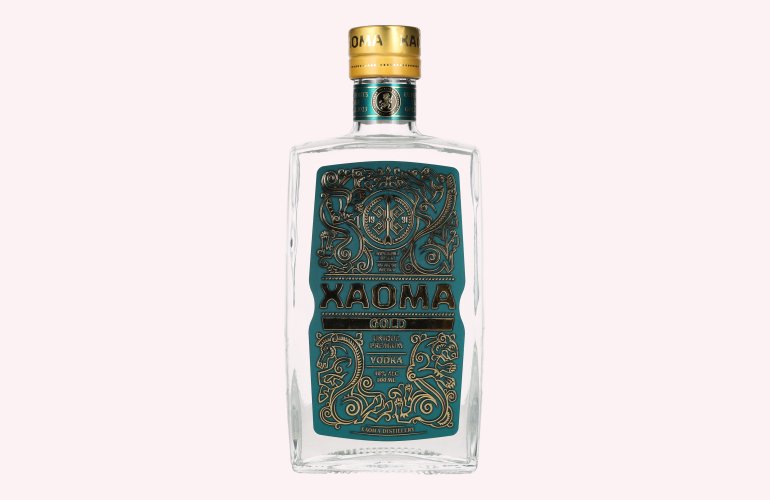 XAOMA Gold Premium Vodka 40% Vol. 0,5l