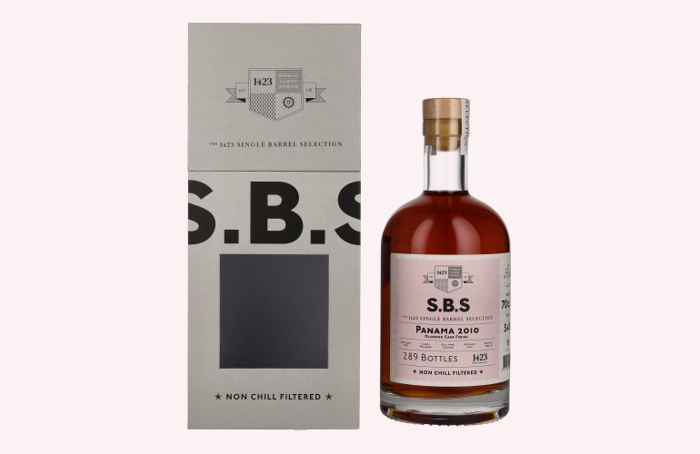 1423 S.B.S PANAMA Oloroso Cask Finish 2010 54% Vol. 0,7l en boîte cadeau