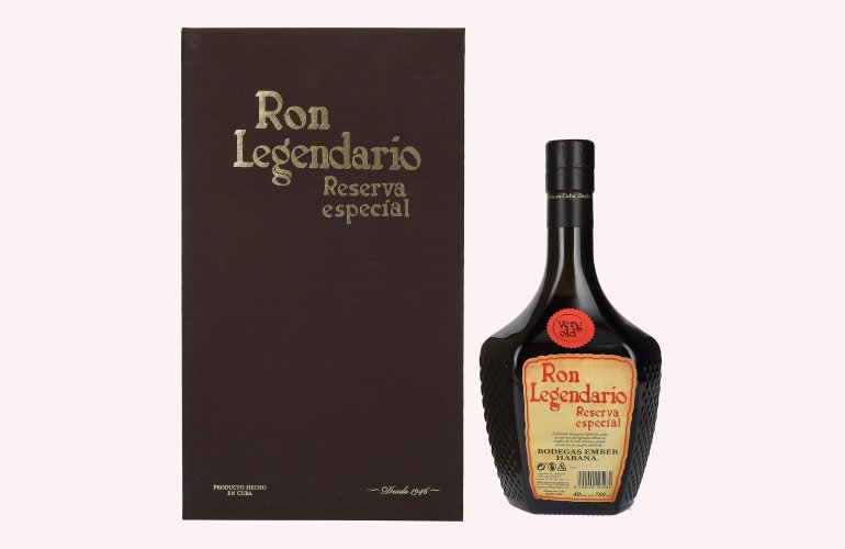 Ron Legendario Very Old Reserva Especial 40% Vol. 0,7l en boîte cadeau