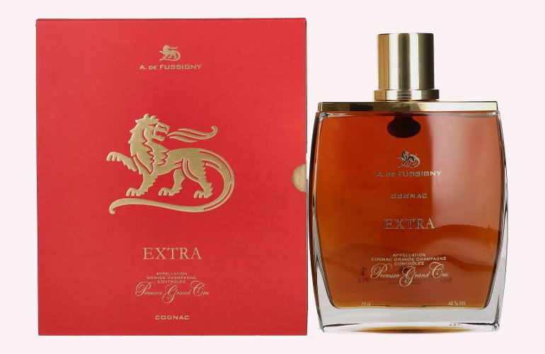 A. de Fussigny EXTRA Premier Grand Cru Cognac 40% Vol. 0,7l in geschenkverpakking