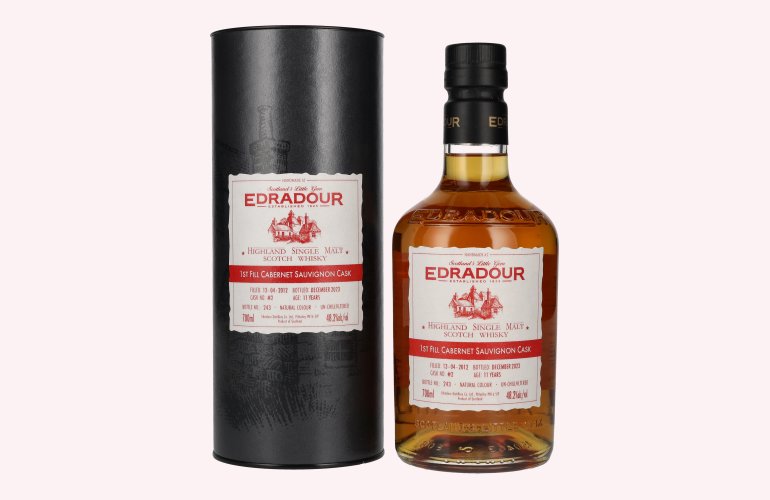 Edradour 11 Years Old ST. MICHAEL-EPPAN Cabernet Sauvignon Cask #2 2012 48,2% Vol. 0,7l in Geschenkbox