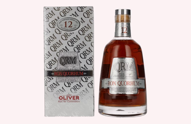 Ron Quorhum 12 Sistema Solera 40% Vol. 0,7l en boîte cadeau