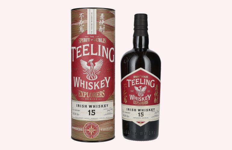 Teeling Whiskey 15 Years Old EXPLORERS SERIES Irish Whiskey Japanese Edition 46% Vol. 0,7l in geschenkverpakking