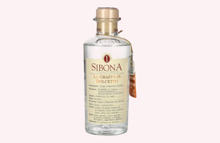 Sibona La Grappa di DOLCETTO 40% Vol. 0,5l