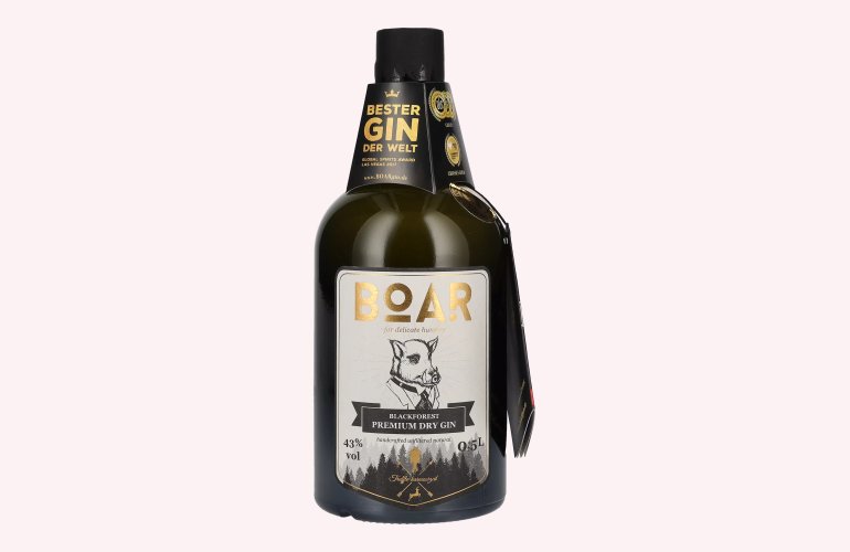 BOAR Blackforest Premium Dry Gin 43% Vol. 0,5l