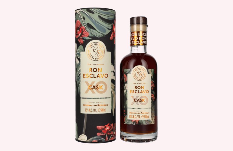 Ron Esclavo XO CASK Ron Dominicana 65% Vol. 0,5l en boîte cadeau