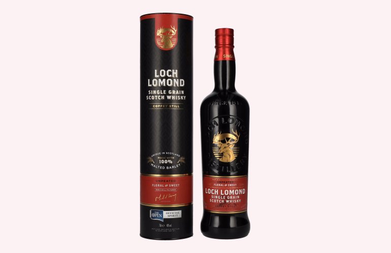 Loch Lomond SINGLE GRAIN Coffey Still Scotch Whisky 46% Vol. 0,7l en boîte cadeau