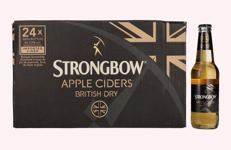 Strongbow Apple Ciders British Dry 5% Vol. 24x0,33l