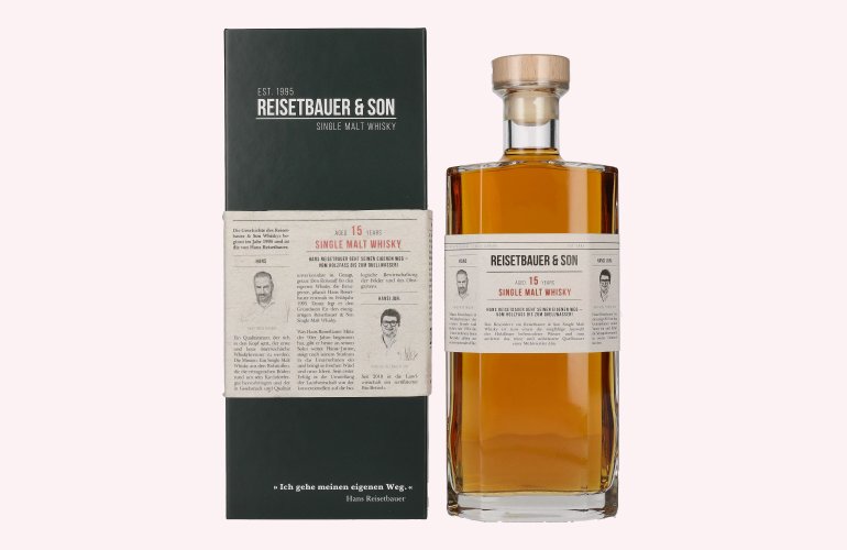 Reisetbauer & Son 15 Years Old Single Malt Whisky 48% Vol. 0,7l en boîte cadeau