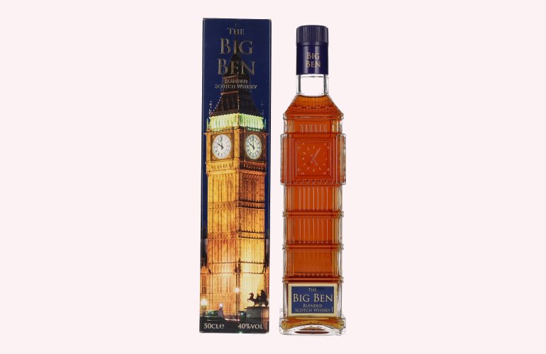 Big Ben Blended Scotch Whisky 40% Vol. 0,5l en boîte cadeau