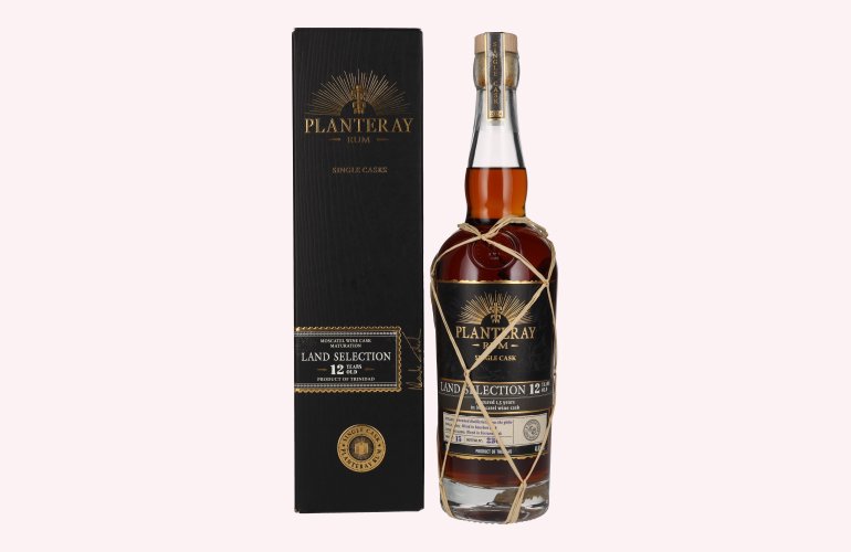 Planteray Rum LANDS SELECTION 12 Years Old Moscatel Cask Finish 46,6% Vol. 0,7l en boîte cadeau