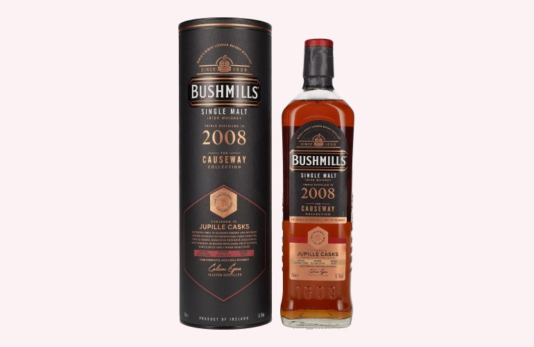 Bushmills THE CAUSEWAY COLLECTION Single Malt Irish Whisky Jupille Casks 2008 55,1% Vol. 0,7l in geschenkverpakking