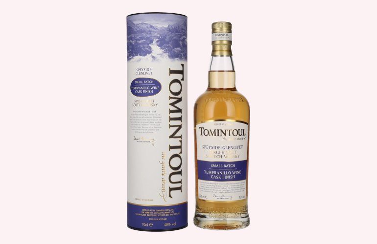 Tomintoul Small Batch Tempranillo Wine Cask Finish 40% Vol. 0,7l in Geschenkbox