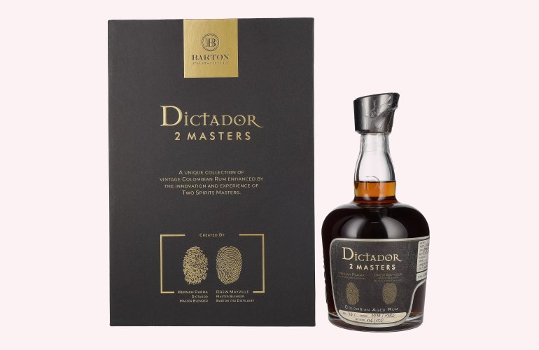 Dictador 2 MASTERS 1979/1982 Barton Colombian Aged Rum 46% Vol. 0,7l en boîte cadeau