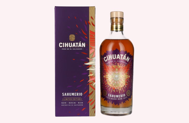 Cihuatán SAHUMERIO Rum Limited Edition 45,2% Vol. 0,7l en boîte cadeau