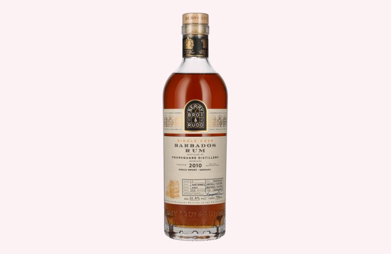 Berry Bros. & Rudd BARBADOS Single Cask Rum 2010 51,9% Vol. 0,7l