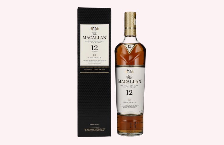 The Macallan 12 Years Old SHERRY OAK CASK 40% Vol. 0,7l en boîte cadeau