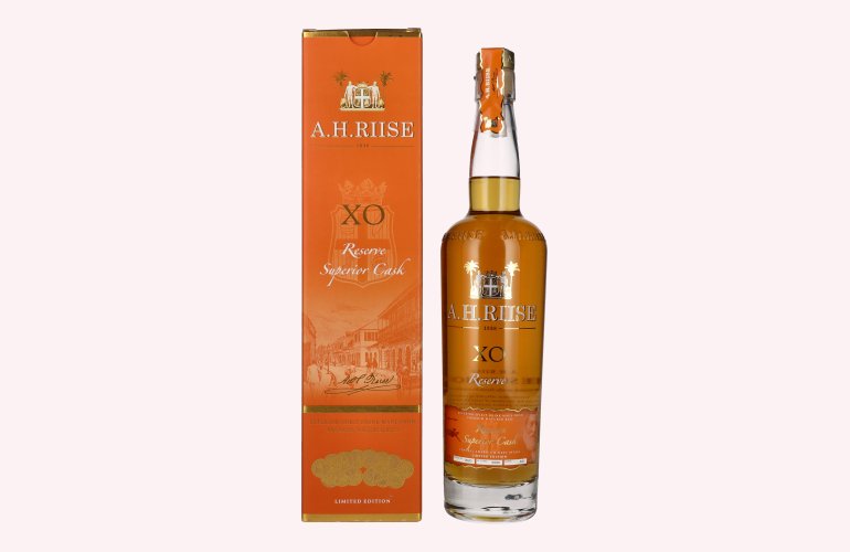 A.H. Riise X.O. Reserve Superior Cask Spirit Drink 40% Vol. 0,7l in geschenkverpakking