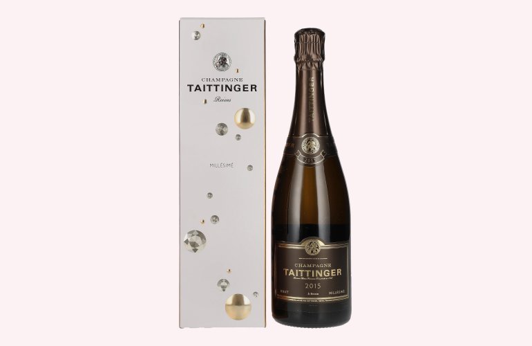 Taittinger Champagne Millésimé Brut 2015 12,5% Vol. 0,75l en boîte cadeau