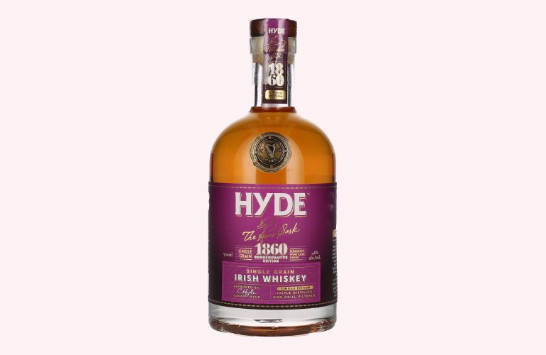 Hyde No.5 THE ÁRAS CASK 1860 Single Grain Burgundy Cask Finish 46% Vol. 0,7l