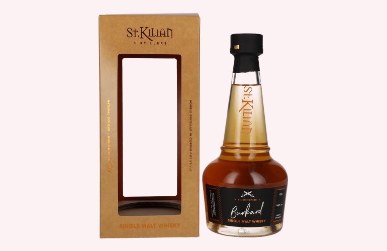 St. Kilian Kiliani Edition BURKARD Single Malt Whisky 2023 46% Vol. 0,5l in geschenkverpakking