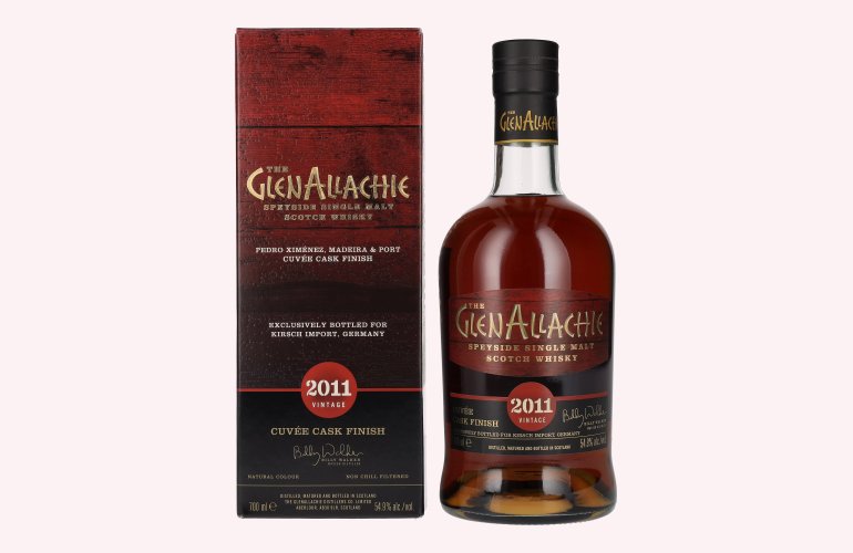 The GlenAllachie CUVÉE CASK FINISH Vintage 2011 54,9% Vol. 0,7l in geschenkverpakking