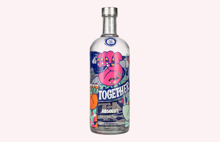 Absolut Vodka TOGETHER WE CREATE Limited Edition 40% Vol. 1l