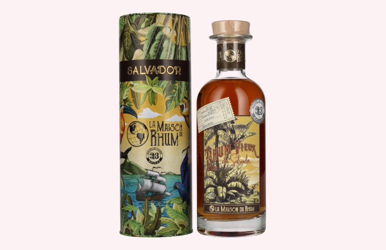 La Maison du Rhum SALVADOR 2011/2020 Batch N° 3 40% Vol. 0,7l in Tinbox