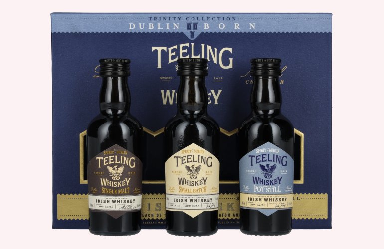 Teeling Whiskey TRINITY PACK Irish Whiskey 46% Vol. 3x0,05l