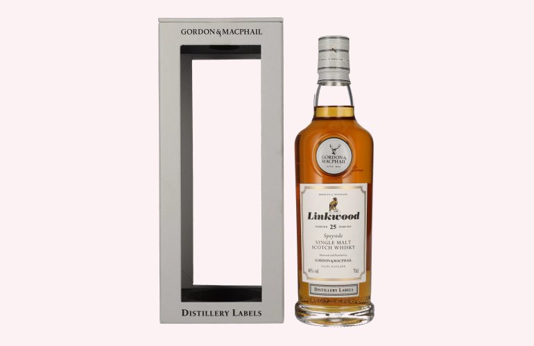 Gordon & MacPhail LINKWOOD 25 Years Old Distillery Labels 46% Vol. 0,7l in geschenkverpakking