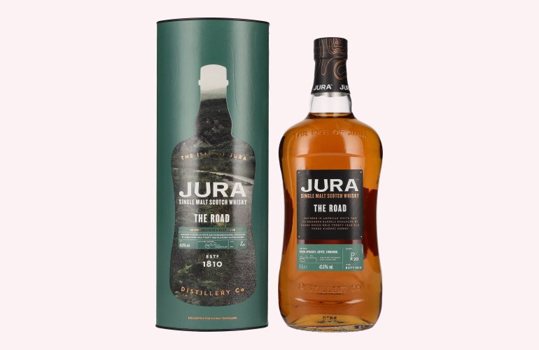 Jura THE ROAD Single Malt Scotch Whisky 43,6% Vol. 1l in geschenkverpakking