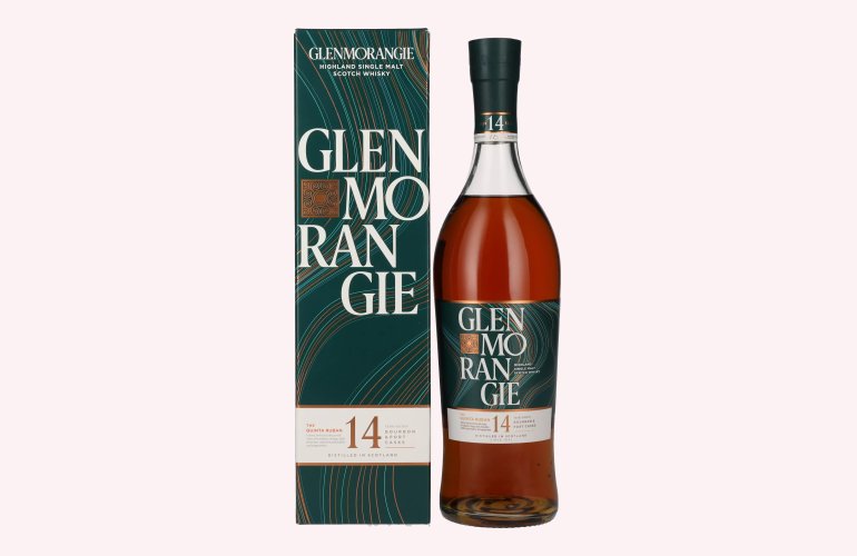 Glenmorangie The QUINTA RUBAN 14 Years Old Highland Single Malt 46% Vol. 0,7l in geschenkverpakking