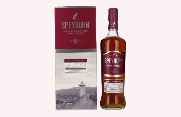 Speyburn 18 Years Old Speyside Single Malt Scotch Whisky 46% Vol. 0,7l en boîte cadeau