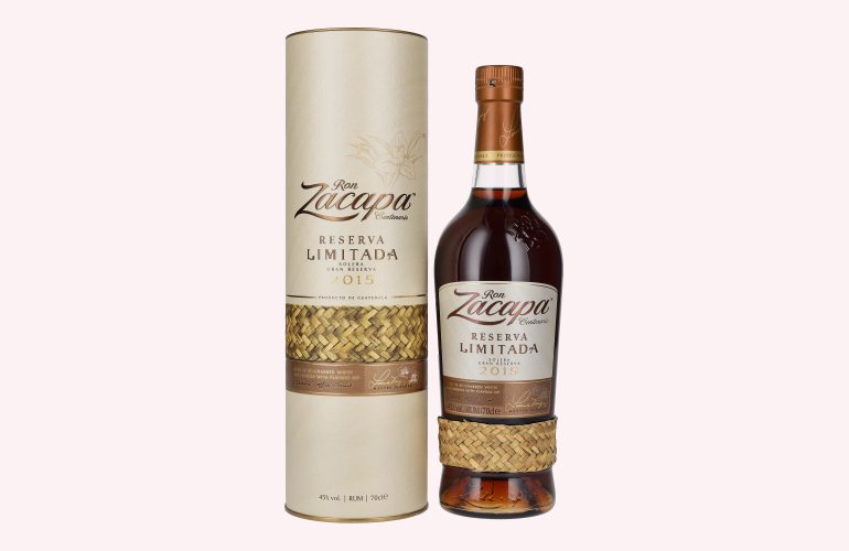 Ron Zacapa Centenario RESERVA LIMITADA Solera Gran Reserva 2015 45% Vol. 0,7l in geschenkverpakking