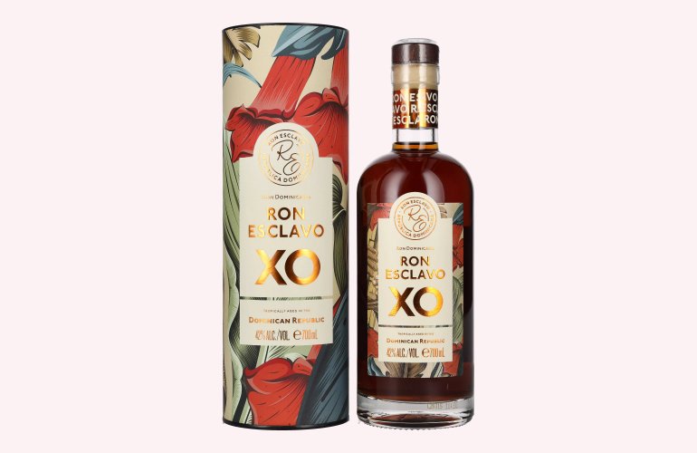 Ron Esclavo XO Ron Dominicana 42% Vol. 0,7l en boîte cadeau