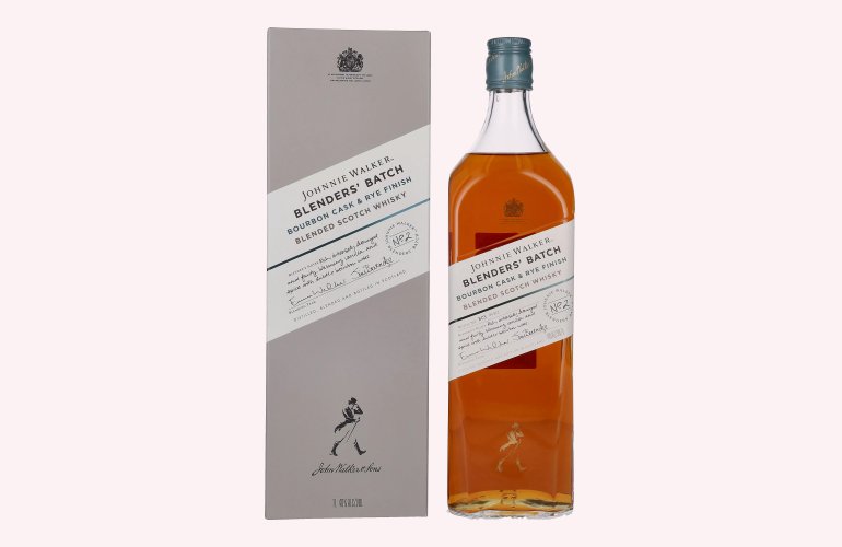 Johnnie Walker BLENDERS' BATCH Bourbon Cask & Rye Finish 40% Vol. 1l in geschenkverpakking